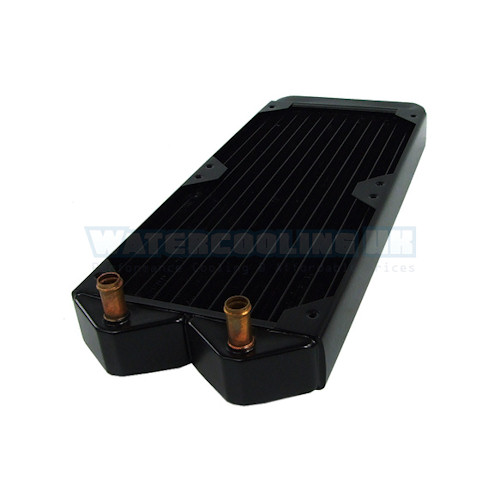D-TEK 240mm Slim Line Radiator with 3/8 (10mm) Barbs Attached