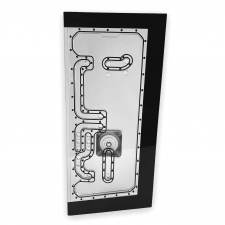 View Alternative product Stealkey Customs Phanteks NV7 x Stealkey Distroplate, RGB - black