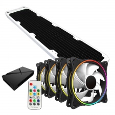 View Alternative product WCUK Spec XSPC TX480 White Radiator & Game Max Fans Value Kit With Controller