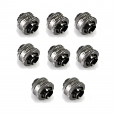 View Alternative product XSPC G1/4 to 3/8 ID 1/2 OD Compression Fitting V2 - Black Chrome (8 Pack)