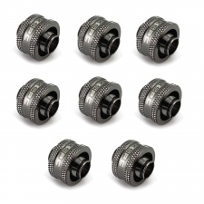 View Alternative product XSPC G1/4 to 3/8 ID 5/8 OD Compression Fitting V2 - Black Chrome (8 Pack)