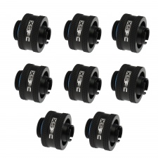 View Alternative product XSPC G1/4 to 3/8 ID 5/8 OD Compression Fitting V2 - Matte Black (8 Pack)