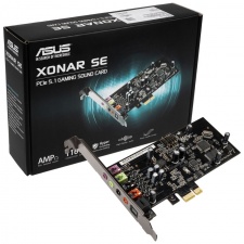 View Alternative product ASUS Xonar SE sound card, 5.1 channel surround, PCI-E x1