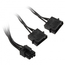 View Alternative product Adapter 2x Molex to 6-pin PCIe 1x, black, 10cm