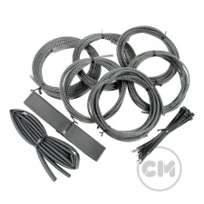 View Alternative product Carbon Fiber Cable Modders (U-HD) High Density Braid Sleeving Kit - Medium