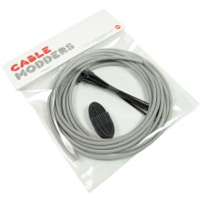 View Alternative product Steel Grey Cable Modders High Density 4mm Braid Sleeving Kit - 3m
