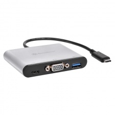 View Alternative product Silverstone SST-EP06C - USB 3.1 Type-C to VGA/USB Type-C/USB Type-A Adapter Hub