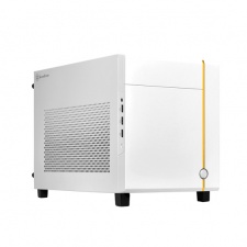 SilverStone SST-SG14W - Sugo Mini-ITX Compact Computer Cube Case, with configurable front panel - White