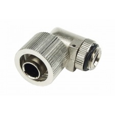 View Alternative product 16/10mm compression fitting 90- revolvable G1/4 - compact - silver nickel 
