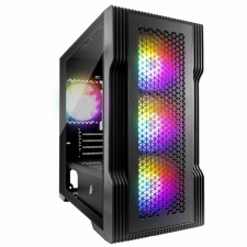 View Alternative product 1st Player Trilobite T3 Black Micro-ATX with Tempered Glass hinged Panel - Black