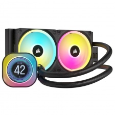 View Alternative product Corsair iCUE LINK H100i RGB LCD complete water cooling - 240 mm, black
