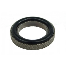 View Alternative product Spacer ring 3mm - knurled - silver black plated