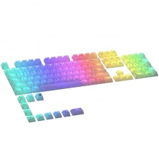 View Alternative product Glorious Polychroma RGB Keycaps - 115 keycaps, ANSI, US layout, semi-transparent