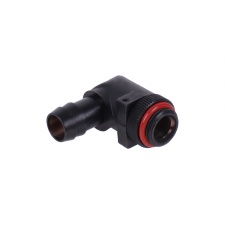 View Alternative product 10mm (3/8) barbed fitting 90- revolvable G1/4 with O-rings - matte black