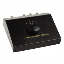 View Alternative product InLine 4-fold Audio Switch - manual, Cinch/3,5mm jack - black 