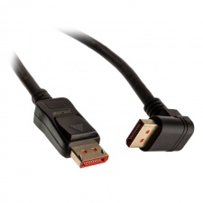 View Alternative product InLine 8K4K DisplayPort cable, angled down, black - 1m