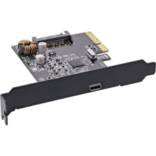 View Alternative product InLine Interface card, PCIe x4, USB 3.2 Gen.2x2, 1x USB Type-C