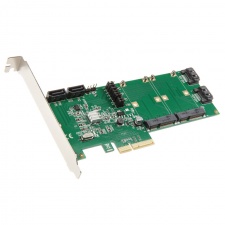 View Alternative product InLine RAID-Controller PCIe x4 for 4x SATA 6G / 2x mSATA 