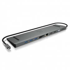 View Alternative product ICY BOX IB-DK2106-C Multi DockingStation, USB 3.0 Type C, HDMI, DP, Ethernet - anthracite