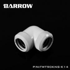 View Alternative product Barrow 14mm OD - Twin Seal Hard Tube 90 Degree Compression Fitting - White