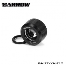 View Alternative product Barrow G1/4 - 12mm OD Twin Seal Hard Tube Compression Fitting - Black