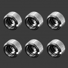 View Alternative product Barrow G1/4 - 16mm OD Twin Seal Hard Tube Compression Fitting - Shiny Silver (6 Pack)