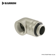 View Alternative product Barrow G1/4 Dazzle Series Male Rotary to 90 Degree Female Angle - White Silver