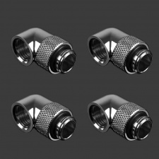 View Alternative product Barrow G1/4 Male Rotary to 90 Degree Female Angle - Shiny Silver (4 Pack)
