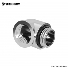 View Alternative product Barrow G1/4 Male to 90 Degree Female Angle - Shiny Silver