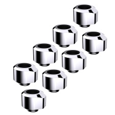 View Alternative product Granzon G1/4 - 14mm Anti Slip Rigid Tube Fitting (GD-FT14) 8 Pack - Silver
