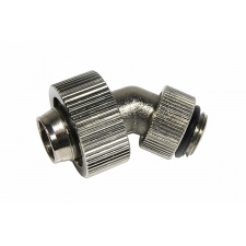 View Alternative product 19/13mm compression fitting 45- revolvable G1/4 - knurled - silver nickel