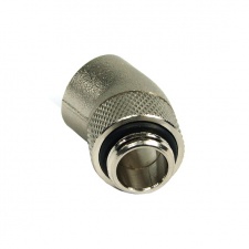 View Alternative product Angled 30- Adaptor G1/4 To G1/4 Inner Thread - Round - Rotary - Silver Nickel Plated