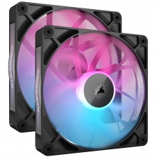 View Alternative product Corsair iCUE LINK RX140 RGB Series, PWM fan pack of 2 - 140mm, black