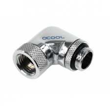 View Alternative product Alphacool angled adaptor 90degree Rotary G1/4 Male to G1/4 Female - Chrome