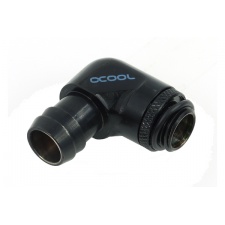 View Alternative product Alphacool 13mm (1/2inch) barbed fitting 90degree Rotary G1/4 with O-Ring - Deep Black
