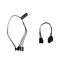 View Alternative product Alphacool Digital RGB LED y-cable 3-times with JST male connector 30cm - black