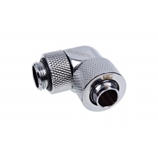 View Alternative product Alphacool Eiszapfen 13/10mm Compression Fitting 90degree Rotary G1/4 - Chrome