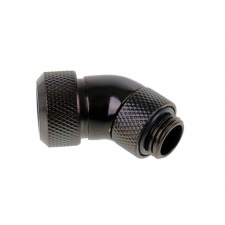 View Alternative product Alphacool Eiszapfen 13mm HardTube Compression Fitting 45degree Rotary G1/4 for rigid tubes - knurled - Deep Black
