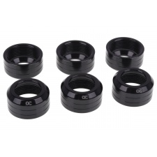 View Alternative product Alphacool Eiszapfen 13mm HardTube Compression Ring 6 Pack - Deep Black