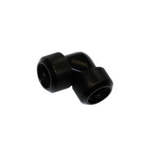 View Alternative product Alphacool Eiszapfen 16mm HardTube compression fitting 90- L-connector for Acryl- brass tubes (rigid or hard tubes) - knurled - deep black