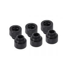 View Alternative product Alphacool Eiszapfen HF 12mm HardTube compression fitting G1/4 - Deep Black Sixpack