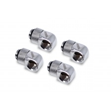 View Alternative product Alphacool Eiszapfen L-connector rotatable G1/4 AG to G1/4 IG - 4pcs Set Chrome