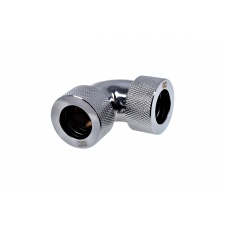 View Alternative product Alphacool HT 16mm HardTube Compression Fitting 90degree L-connector for rigid tubes - knurled - Chrome