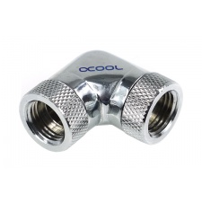 View Alternative product Alphacool L-connector 90degree - G1/4 Rotary - 2x Male - Chrome