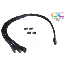 View Alternative product Alphacool y-cable RGB 4pol to 3x 4pol 30cm incl. connector - black