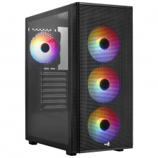 View Alternative product Aerocool Designer-G-BK-v2 ARGB Midi Tower, Tempered Glass - black