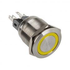 View Alternative product DimasTech vandal resistant switch 22mm - Silverline - yellow