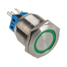 View Alternative product DimasTech vandalism switches / buttons 25mm - Silverline - green