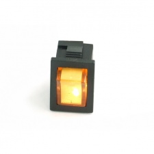 View Alternative product Phobya Rectangular toggle switch - yellow lighting - unipolar ON/OFF black (3-Pin)