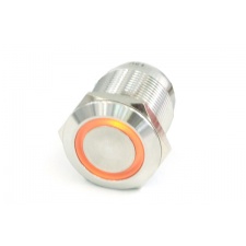 View Alternative product Phobya push-button 19mm stainless steel, orange lighting, with screw-on contacts 6pin